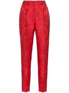 Dolce & Gabbana жаккардовые брюки