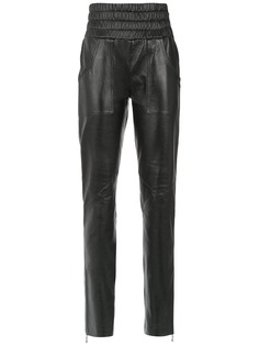 Clé skinny leather trousers