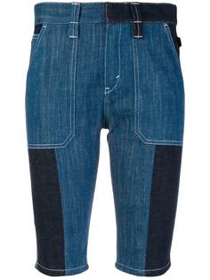 Chloé джинсовые шорты с лоскутным дизайном