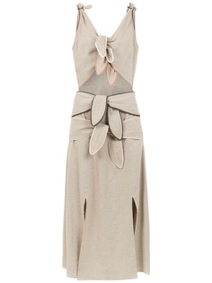 Framed Rainbow midi dress