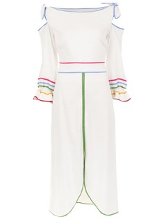 Framed Rainbow midi dress