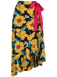 Nk Collection midi printed skirt