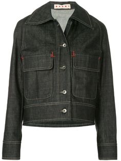 Marni джинсовая куртка с карманами