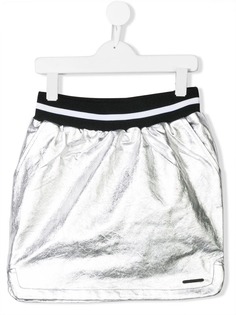 Dkny Kids TEEN faux leather mini skirt