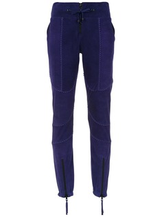 Andrea Bogosian leather skinny trousers