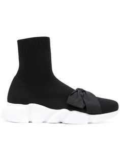 Twin-Set кроссовки с эластичным верхом и бантом