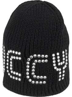 Gucci шапка бини с логотипом Guccy из кристаллов