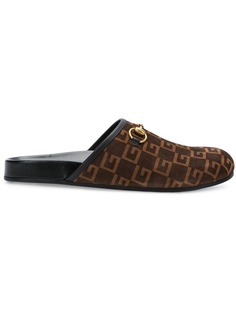 Gucci слипоны с узором G