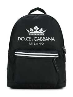 Dolce & Gabbana Kids рюкзак с принтом логотипа