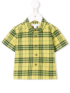 Burberry Kids рубашка в клетку
