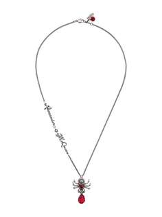 Alexander McQueen колье с подвеской в виде жука