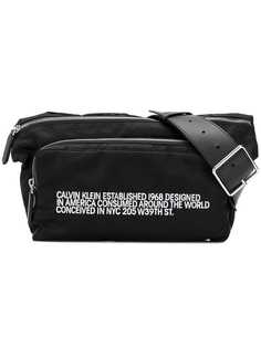 Calvin Klein 205W39nyc поясная сумка на молнии с логотипом