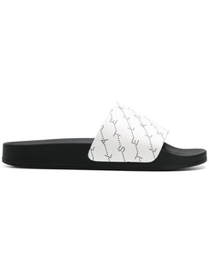 Stella McCartney шлепанцы с монограммами