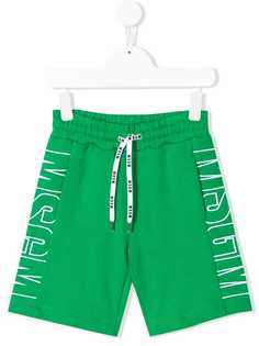 Msgm Kids спортивные шорты с логотипом