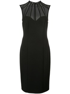 Aidan Mattox платье с прозрачной панелью