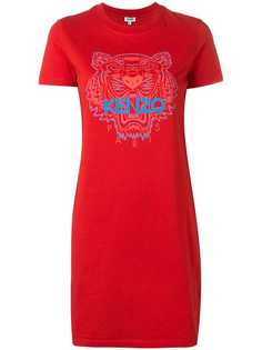 Kenzo платье-футболка с логотипом