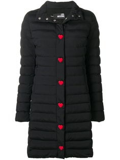 Love Moschino стеганый пуховик