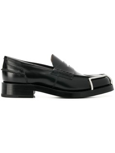 Alexander Wang metallic detailed loafers