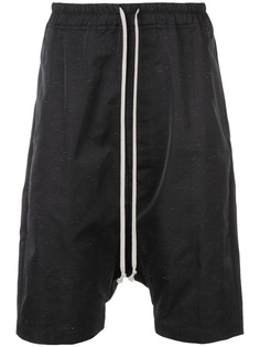 Rick Owens шорты с заниженным шаговым швом