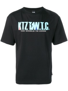 KTZ футболка с принтом логотипа
