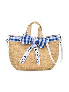 Simonetta соломенная пляжная сумка