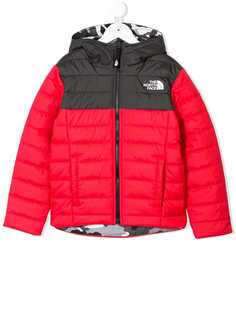 The North Face Kids пуховик в стиле колор-блок