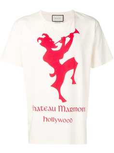 Gucci T-shirt with Chateau Marmont print