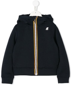 K Way Kids толстовка на молнии с капюшоном и логотипом