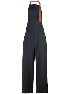 Tibi Tablier Plainweave Apron Overall Pants