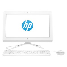 Моноблок HP 20-c400ur, 19.5&quot;, AMD E2 9000, 4Гб, 500Гб, AMD Radeon R2, DVD-RW, Free DOS 2.0, белый [4gu01ea]