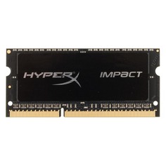 Модуль памяти KINGSTON HyperX Impact HX316LS9IB/8 DDR3L - 8Гб 1600, SO-DIMM, Ret