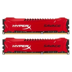 Модуль памяти KINGSTON HYPERX Savage HX318C9SRK2/8 DDR3 - 2x 4Гб 1866, DIMM, Ret