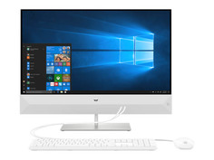 Моноблок HP Pavilion 27-xa0004ur Snowflake White 4XE04EA (Intel Core i3-8100T 3.1 GHz/8192Mb/1000Gb+128Gb SSD/nVidia GeForce GTX 1050 4096Mb/Wi-Fi/Bluetooth/Cam/27.0/1920x1080/Windows 10 Home 64-bit)