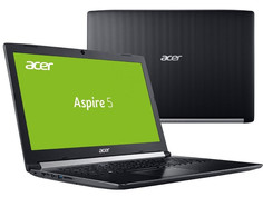 Ноутбук Acer Aspire A517-51G-55TP NX.GVPER.019 (Intel Core i5-7200U 2.5 GHz/8192Mb/1000Gb/nVidia GeForce MX130 2048Mb/Wi-Fi/Bluetooth/Cam/17.3/1920x1080/Windows 10 64-bit)