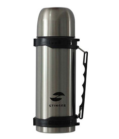 Термос Stinger 1L Silver-Black HY-TP201-2