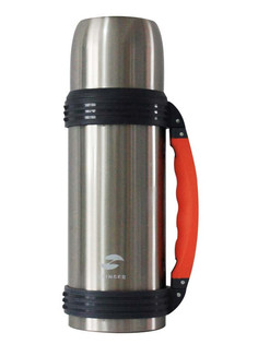 Термос Stinger 1L Silver-Orange HY-TP205-4