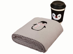 Набор СИМА-ЛЕНД Пингвин плед 75х100 + термокружка 250ml 3511787