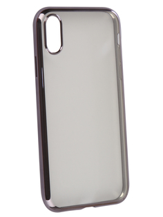 Аксессуар Чехол iBox Blaze Silicone для APPLE iPhone XR Black frame УТ000016116