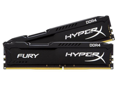 Модуль памяти Kingston HyperX Fury Black DDR4 DIMM 2933MHz PC4-23466 CL17 - 16Gb KIT (2x8GB) HX429C17FB2K2/16