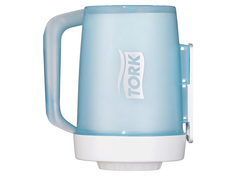 Дозатор Tork М1 Performance Mini для полотенец с центральной вытяжкой White-Turquoise 658002