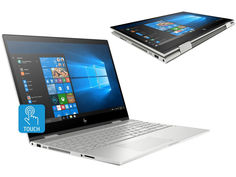 Ноутбук HP Envy x360 15-cn0016ur Silver 4GY26EA (Intel Core i7-8550U 1.8 GHz/16384Mb/512Gb SSD/nVidia GeForce MX150 4096Mb/Wi-Fi/Bluetooth/Cam/15.6/3840x2160/Windows 10 Home 64-bit)