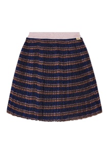 Плиссированная юбка в полоску Little Marc Jacobs