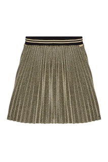 Золотистая плиссированная юбка Little Marc Jacobs