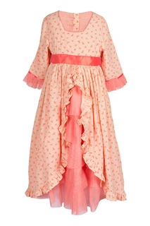 Розовое платье с принтом Maileg