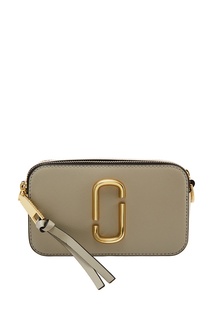 Серая кожаная сумка Marc Jacobs