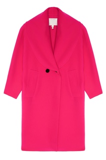Розовое шерстяное пальто Marc Jacobs