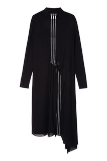 Черное асимметричное платье Y-3