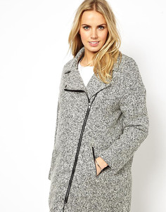 Пальто для беременных в байкерском стиле эксклюзивно для ASOS Maternity - Мульти