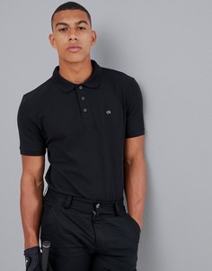 Черное классическое поло Calvin Klein Golf - Черный