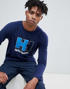 Темно-синий лонгслив Helly Hansen Heritage - Черный